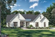 Farmhouse Style House Plan - 4 Beds 3.5 Baths 2475 Sq/Ft Plan #430-413 Exterior 