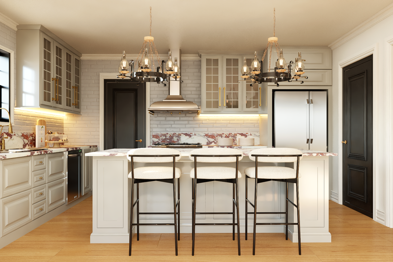House Blueprint - Interior - Kitchen for Barndominium House Plan #1064-424 - 4 bed, 2.5 bath