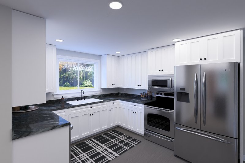 House Design - Interior - Kitchen 1 for Traditional House Plan #1060-297 - 1 bed, 1.5 bath