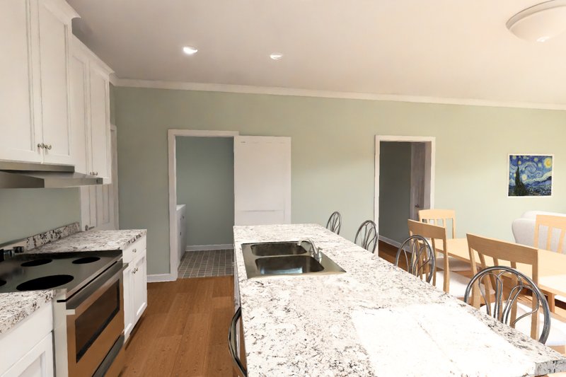 Architectural House Design - Interior - Kitchen 1 for Modern House Plan #513-2469 - 3 bed, 2 bath