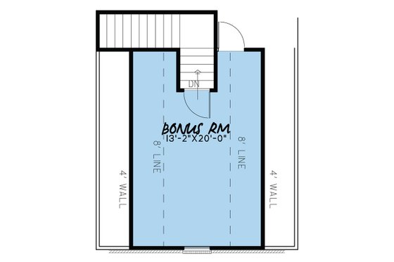 Floor Plan - Upper Floor for Traditional House Plan #923-37 - 4 bed, 3 bath