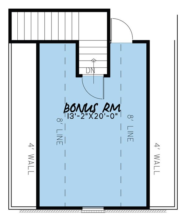 House Blueprint - Traditional Floor Plan - Upper Floor Plan #923-37