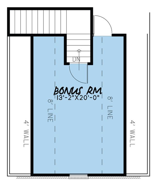 House Design - Traditional Floor Plan - Upper Floor Plan #923-37