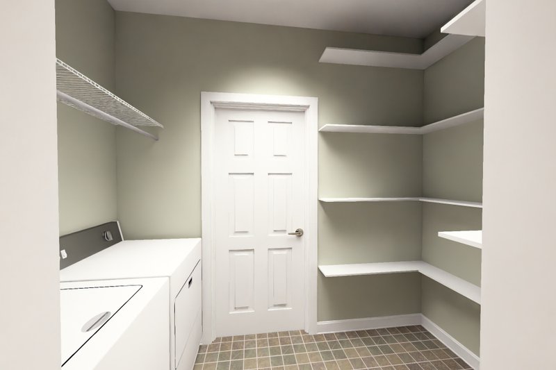 Architectural House Design - Interior - Laundry for Cottage House Plan #513-2459 - 3 bed, 2 bath