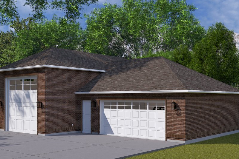 House Design - Exterior - Front Elevation 3 for Traditional House Plan #1060-323, 0 bath