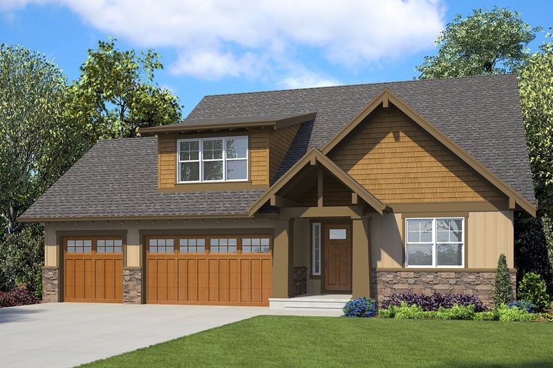 Dream House Plan - Ranch Exterior - Front Elevation Plan #48-948