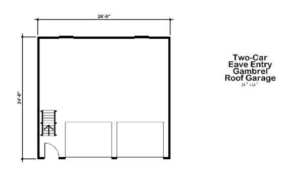 Floor Plan - Main Floor for Country House Plan #312-754, 0 bath