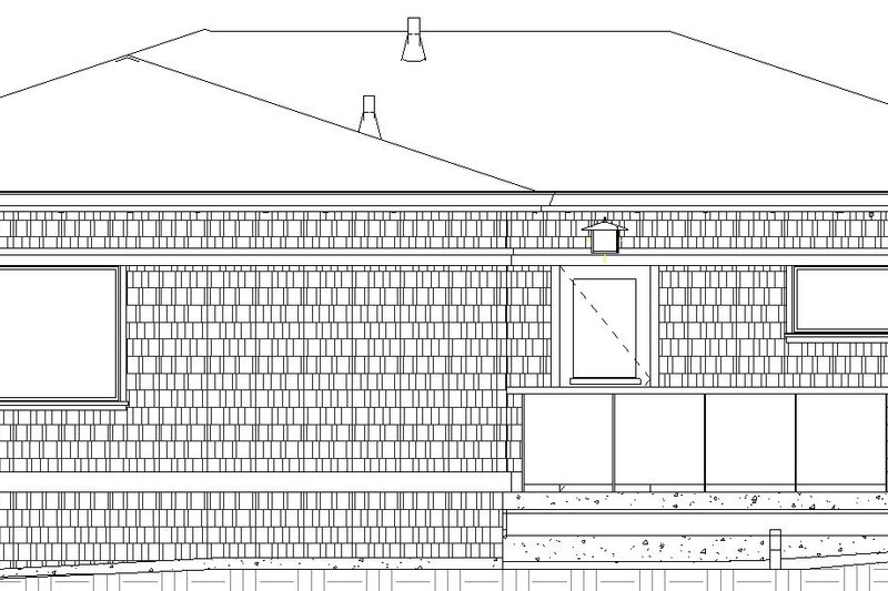 House Blueprint - Exterior - Other Elevation 2 for Craftsman House Plan #895-140 - 2 bed, 2 bath