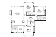 Mediterranean Style House Plan - 4 Beds 3.5 Baths 3700 Sq/Ft Plan #48-146 