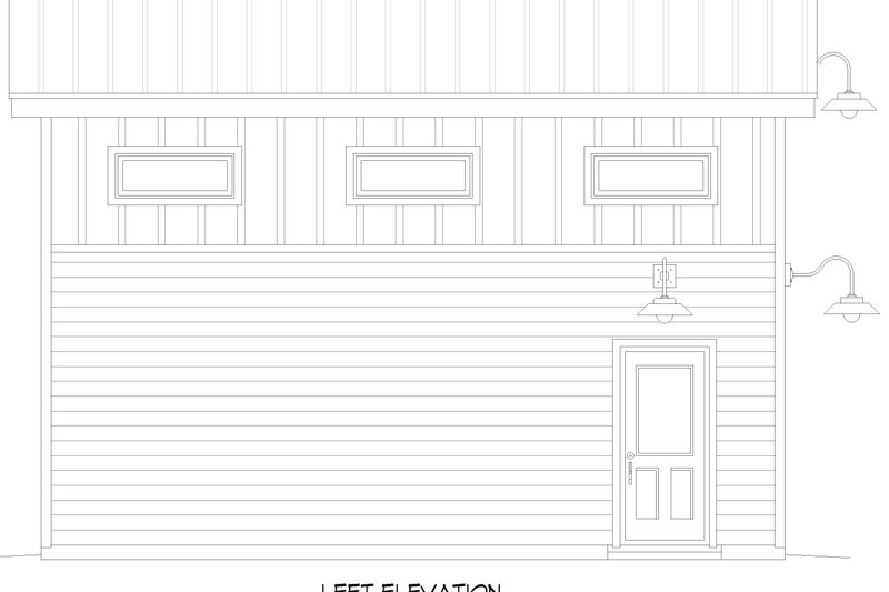House Blueprint - Exterior - Other Elevation for Contemporary House Plan #932-1251, 0 bath