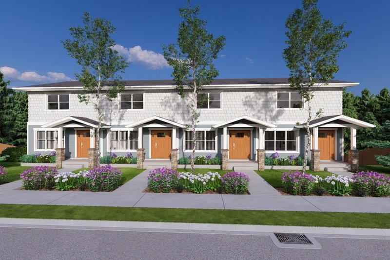 Dream House Plan - Exterior - Front Elevation 3 for Craftsman House Plan #126-280 - 2 bed, 1.5 bath