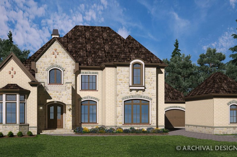 Home Plan - European Exterior - Front Elevation Plan #119-439