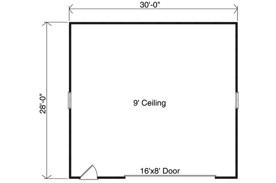 Floor Plan - Main Floor for Traditional House Plan #22-414, 0 bath