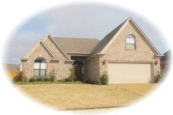 Exterior - Front Elevation for European House Plan #81-1453 - 3 bed, 2 bath