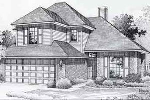 Colonial Exterior - Front Elevation Plan #310-759