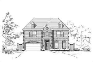 Colonial Exterior - Front Elevation Plan #411-660