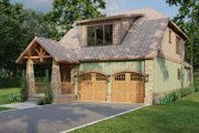 Craftsman Style House Plan - 3 Beds 2.5 Baths 1890 Sq/Ft Plan #17-2912 