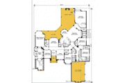 Mediterranean Style House Plan - 4 Beds 6.5 Baths 5962 Sq/Ft Plan #135-187 