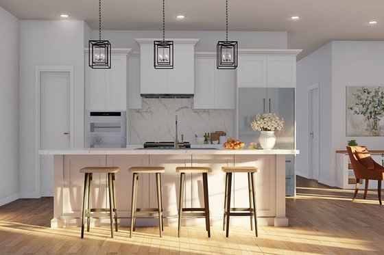 Interior - Kitchen for Traditional House Plan #923-317 - 4 bed, 3.5 bath