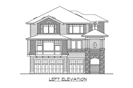 Exterior - Other Elevation 1 for Craftsman House Plan #132-148 - 3 bed, 2.5 bath
