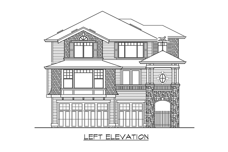Home Plan - Exterior - Other Elevation 1 for Craftsman House Plan #132-148 - 3 bed, 2.5 bath