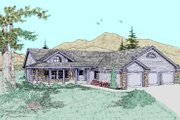 Traditional Style House Plan - 3 Beds 3 Baths 2221 Sq/Ft Plan #60-246 