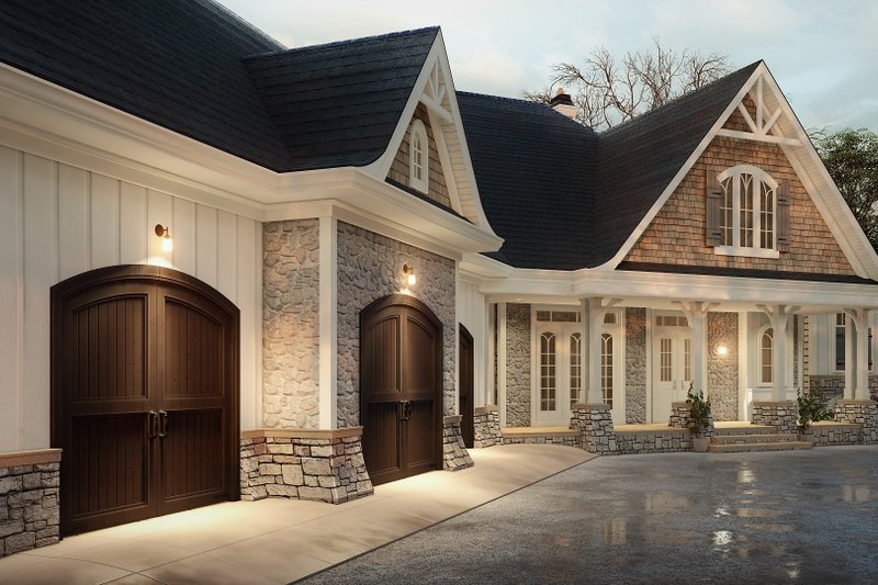 Dream House Plan - Exterior - Other Elevation 1 for Craftsman House Plan #54-381 - 4 bed, 3.5 bath