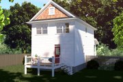 Craftsman Style House Plan - 3 Beds 2.5 Baths 1408 Sq/Ft Plan #79-341 Exterior 