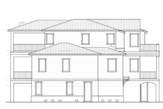 Exterior - Other Elevation for Cottage House Plan #938-162 - 4 bed, 4.5 bath