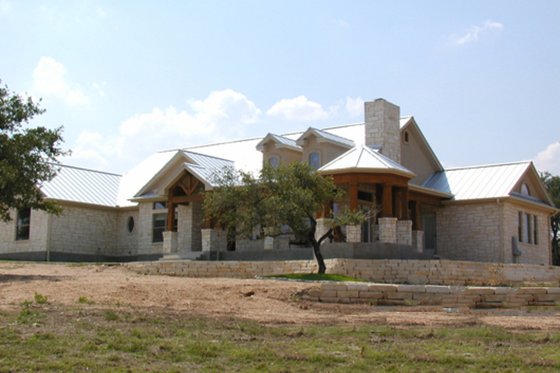 Exterior - Front Elevation 6 for Country House Plan #80-119 - 4 bed, 2.5 bath