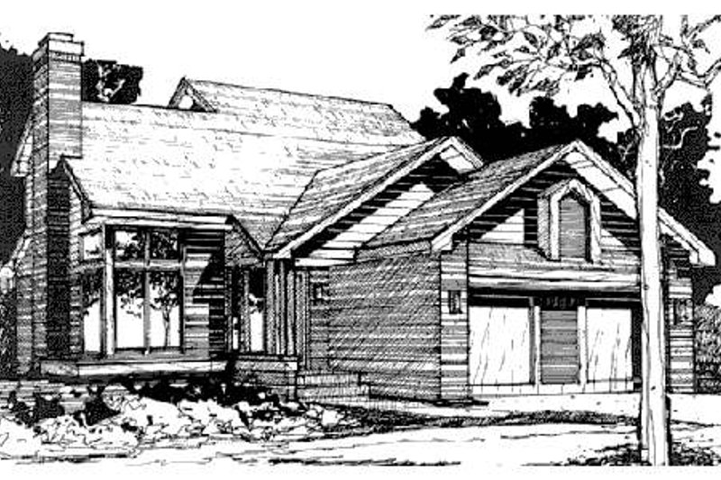 Home Plan - Traditional Exterior - Front Elevation Plan #320-335