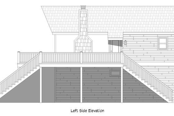 Exterior - Other Elevation 1 for Contemporary House Plan #932-350 - 1 bed, 1 bath