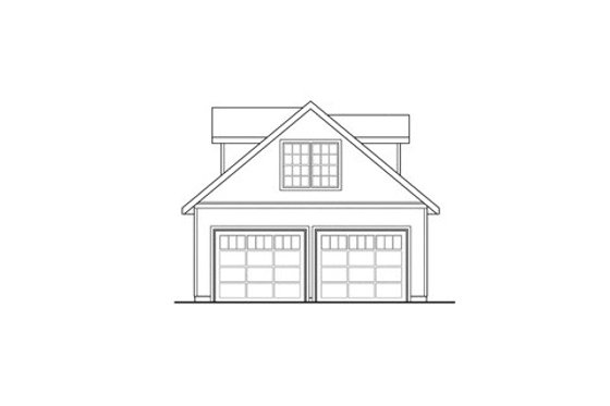 Exterior - Other Elevation for Colonial House Plan #124-838 - 3 bed, 2.5 bath