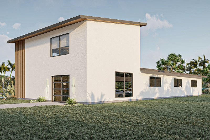 Home Plan - Exterior - Rear Elevation for Modern House Plan #455-645, 1 bath