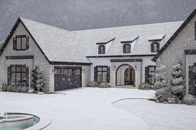 House Plan Design - Modern Exterior - Front Elevation Plan #455-518