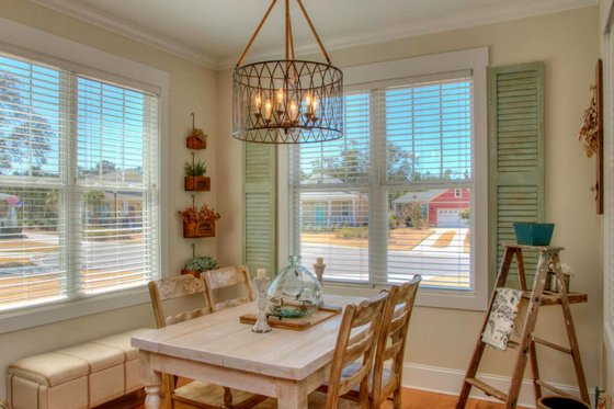 Interior - Dining Room for Craftsman House Plan #461-55 - 3 bed, 2 bath