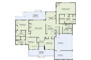 Ranch Style House Plan - 5 Beds 5 Baths 3419 Sq/Ft Plan #17-2050 Floor 
