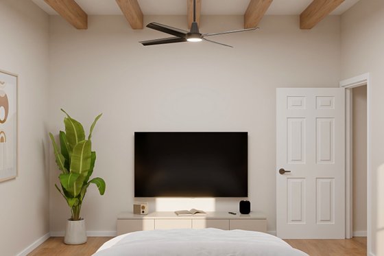Interior - Master Bedroom 2 for Country House Plan #1089-57 - 3 bed, 2 bath