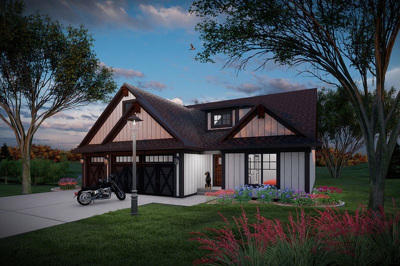 Home Plan - Traditional Exterior - Front Elevation Plan #70-1535