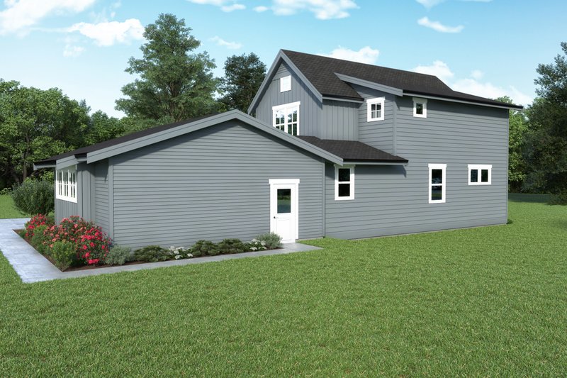 Architectural House Design - Exterior - Other Elevation 1 for Farmhouse House Plan #1070-162 - 3 bed, 2.5 bath