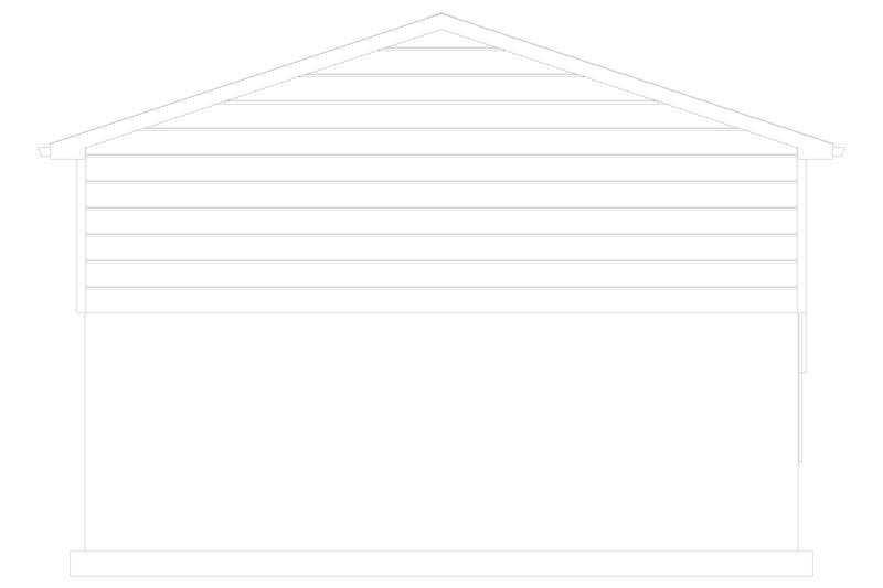 Dream House Plan - Exterior - Rear Elevation 3 for Traditional House Plan #1060-352, 0 bath