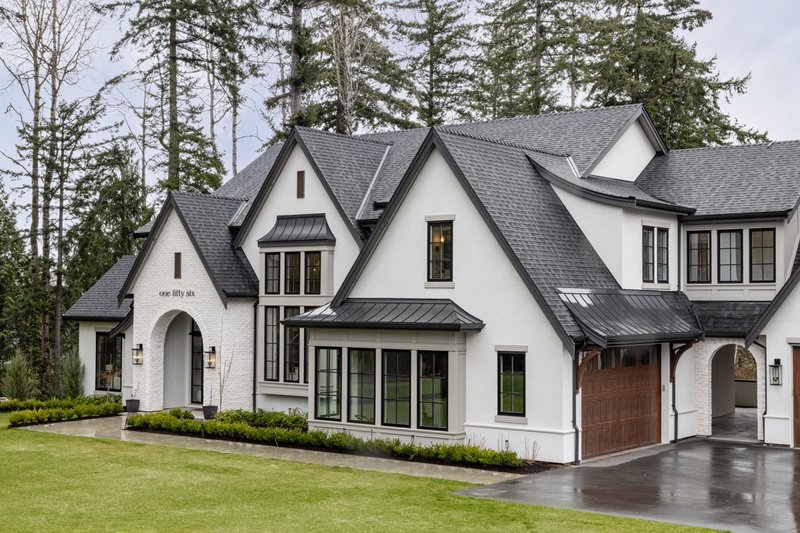 House Blueprint - Exterior - Front Elevation 6 for European House Plan #1114-12 - 6 bed, 4.5 bath