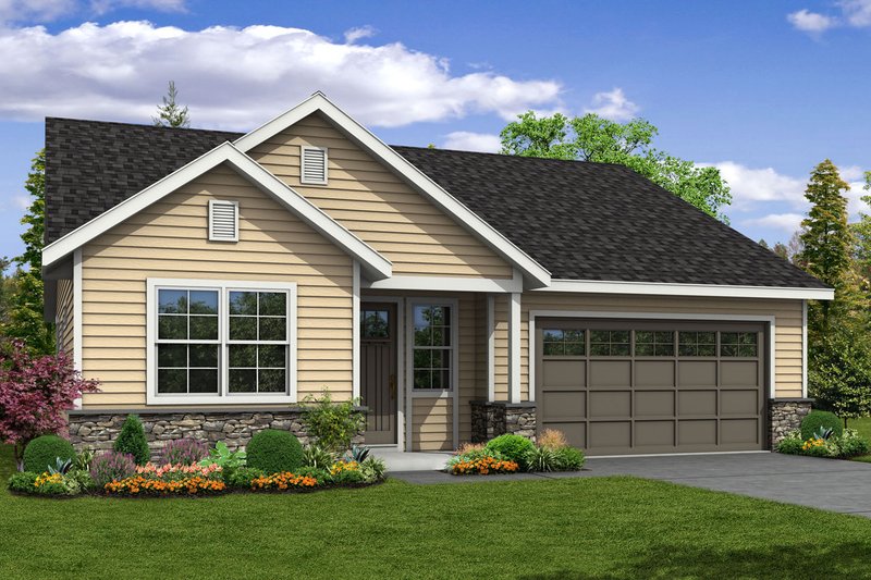 Dream House Plan - Traditional Exterior - Front Elevation Plan #124-1047