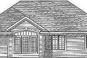 Traditional Style House Plan - 3 Beds 2 Baths 1460 Sq/Ft Plan #70-129 