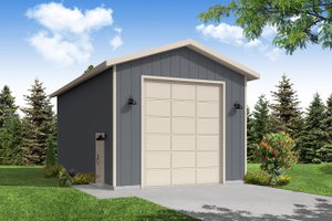 Traditional Exterior - Front Elevation Plan #124-1404