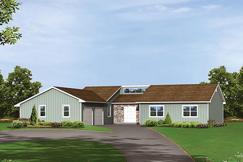 House Design - Modern Exterior - Front Elevation Plan #57-531