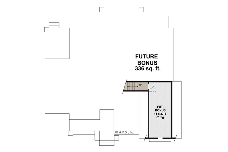 Home Plan - Floor Plan - Upper Floor for Farmhouse House Plan #51-1239 - 4 bed, 3.5 bath