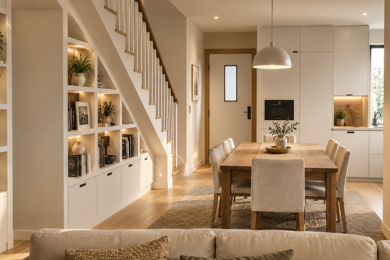 Architectural House Design - Interior - Family Room for Modern House Plan #542-13 - 3 bed, 2 bath