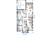 Mediterranean Style House Plan - 4 Beds 2.5 Baths 2336 Sq/Ft Plan #23-2216 