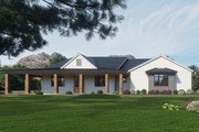 Farmhouse Style House Plan - 4 Beds 3 Baths 2321 Sq/Ft Plan #1112-15 Exterior 
